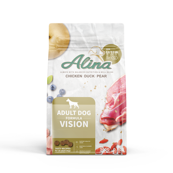 【歡慶開站 | 7 折起】ALINA 成犬晶彩食譜｜雞肉+鴨肉｜護眼保健配方 - ALINA 艾莉納 寵物主廚快餐車