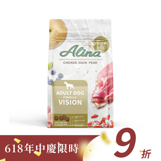 【618官網限定】ALINA 成犬晶彩食譜｜雞肉+鴨肉｜護眼保健配方