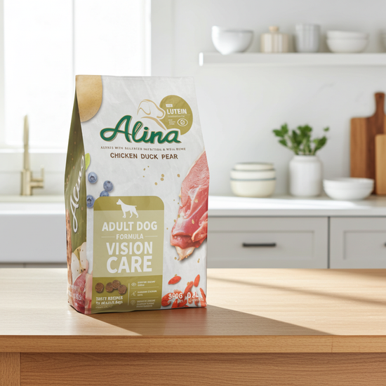 【歡慶開站 | 7 折起】ALINA 成犬晶彩食譜｜雞肉+鴨肉｜護眼保健配方 - ALINA 艾莉納 寵物主廚快餐車