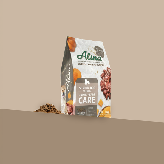 【歡慶開站 | 7 折起】ALINA 熟齡犬照護食譜｜雞肉+鹿肉｜關節顧心配方 - ALINA 艾莉納 寵物主廚快餐車