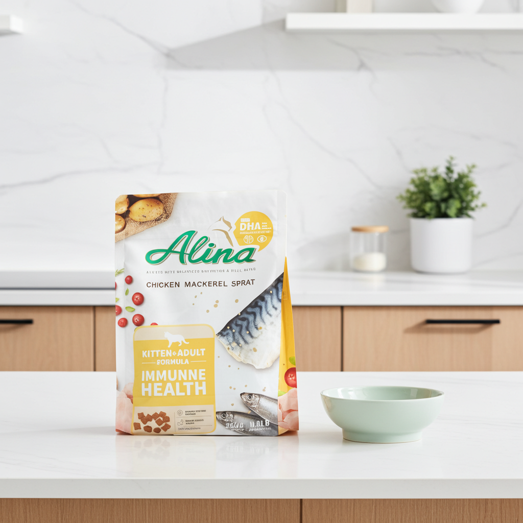 【歡慶開站 | 7 折起】ALINA 幼貓聰明食譜｜雞肉+鯖魚+鯷魚｜免疫保健配方 - ALINA 艾莉納 寵物主廚快餐車